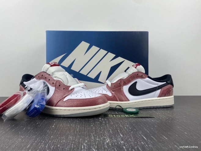 FN0432-017 JORDAN OG BLACK' TROPHY ROOM 'RED 1 AIR X LOW 0727